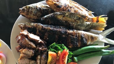 After the long drive..letâs chow...