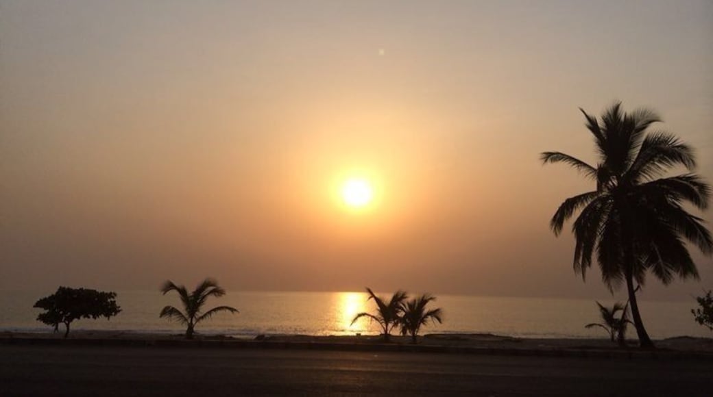 Yet another beautiful sunset from the beaches of Sierra Leone.