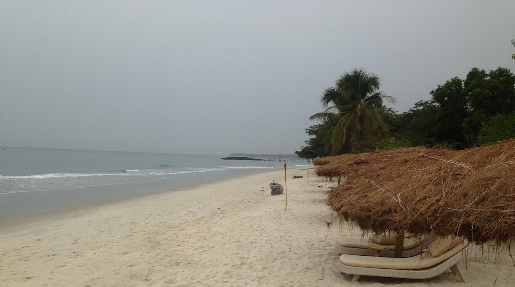 One of the many fabulous beaches of Sierra Leone.