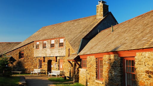 The Bascom Lodge, on top of Mt Greylock, the highest point in Massachusetts, serves as an overnight lodge for those hiking the Appalachian Trail