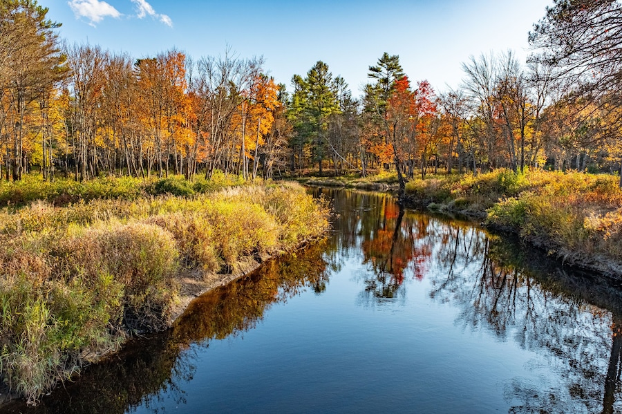 The Millers River in Winchendon, Massachusetts
