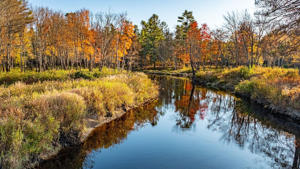 The Millers River in Winchendon, Massachusetts