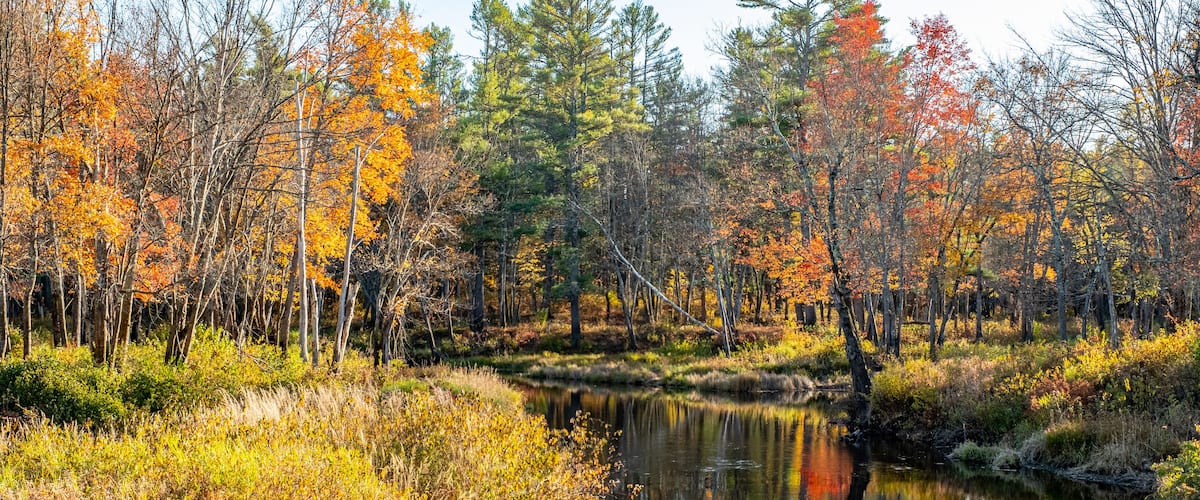 The Millers River in Winchendon, Massachusetts