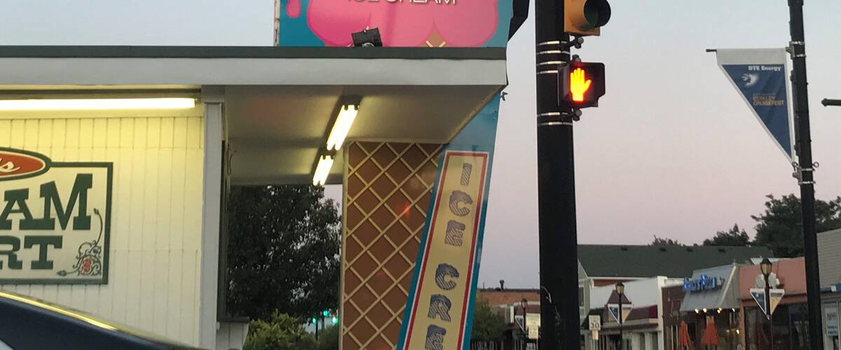 Ice cream for dinner? Sometimes you have that kind of day. Clark's hand-dipped ice cream never disappoints! #localsecrets