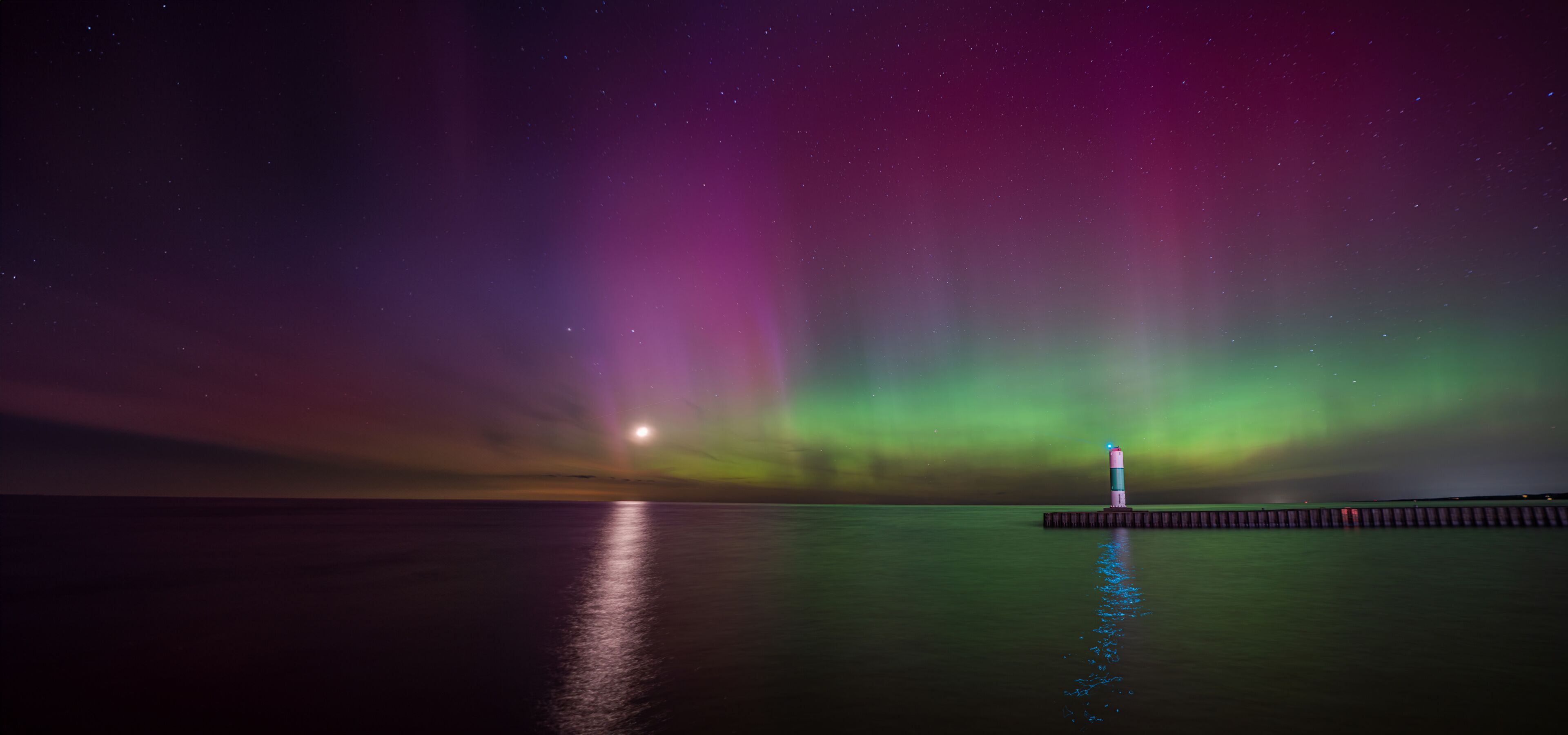 South Haven, Michigan Northern lights