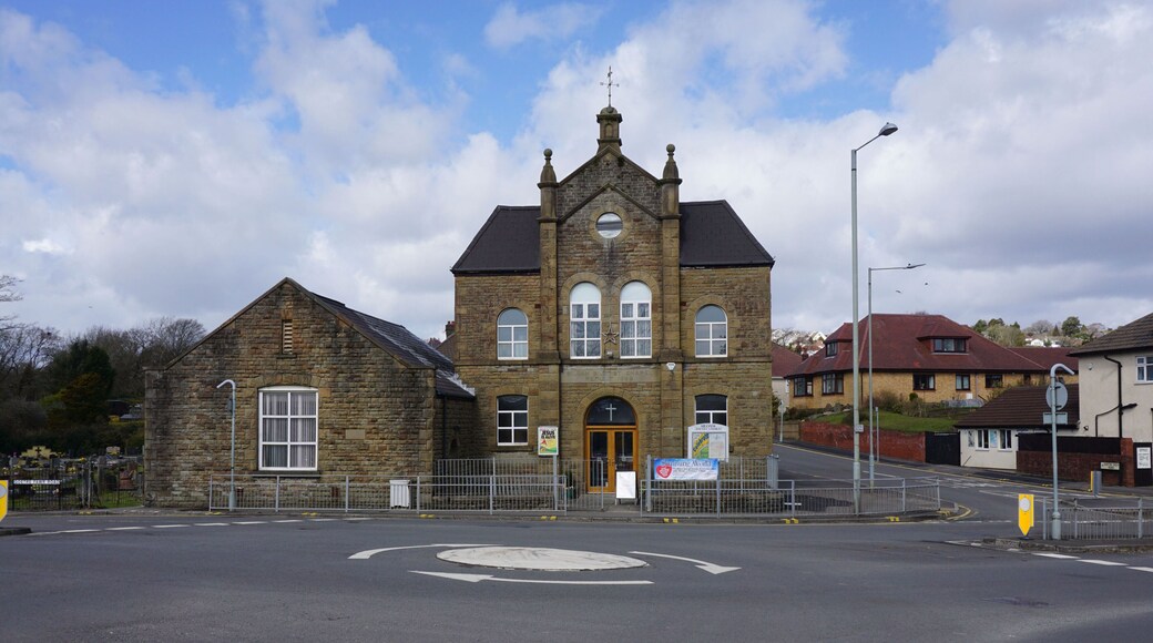 Siloam Baptist Church, Killay. The church was founded in 1831 but this building dates from 1899.
