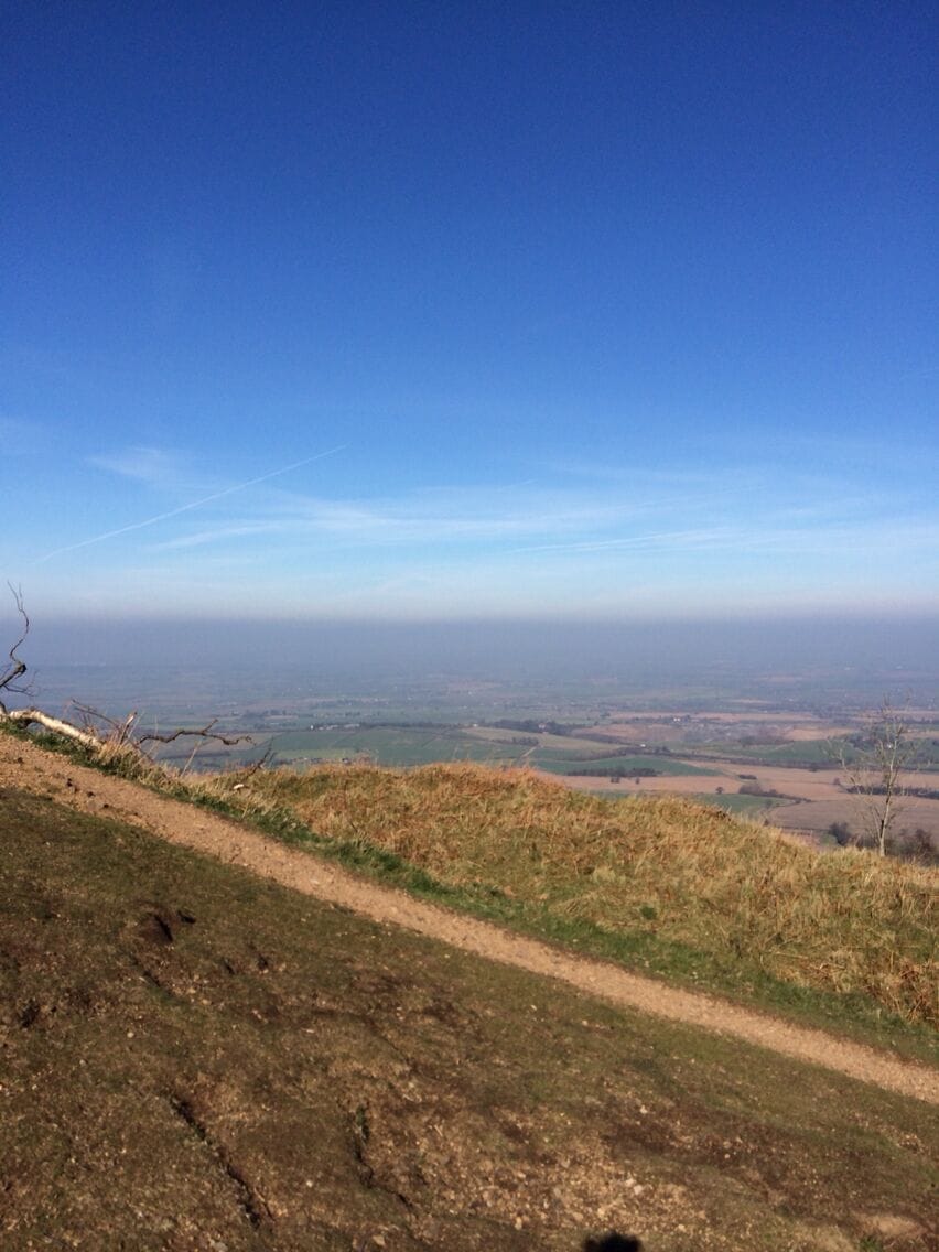 Walking/hiking up the wrekin in preparation for my 3 peaks challenge 