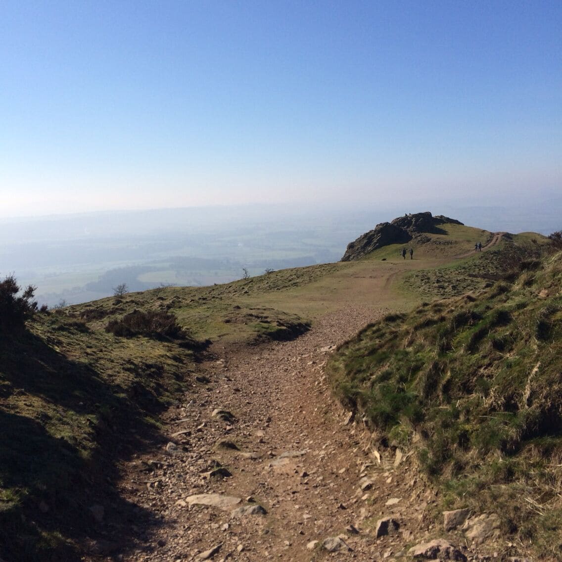 The top of Wrekin nearly 
