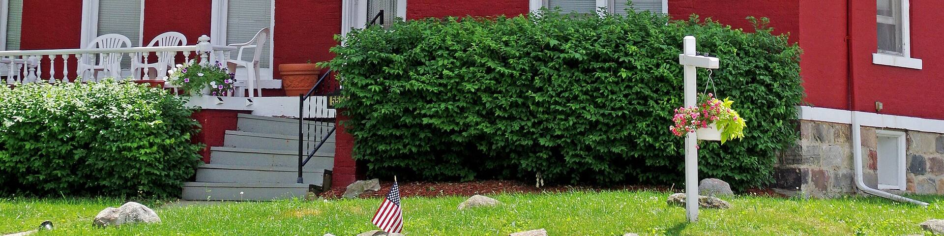 Beautiful Queen Anne style house in a village with a population of <1000.