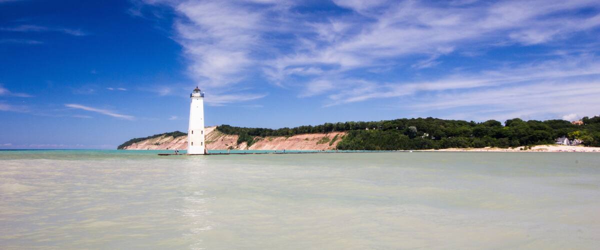 Frankfort North Pier Head Lighthouse, Michigan