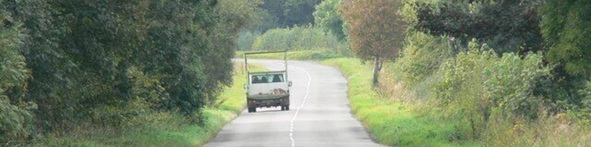 Thorpe Langton Road in Leicestershire This stretch of road runs between the villages of Thorpe Langton and East Langton.