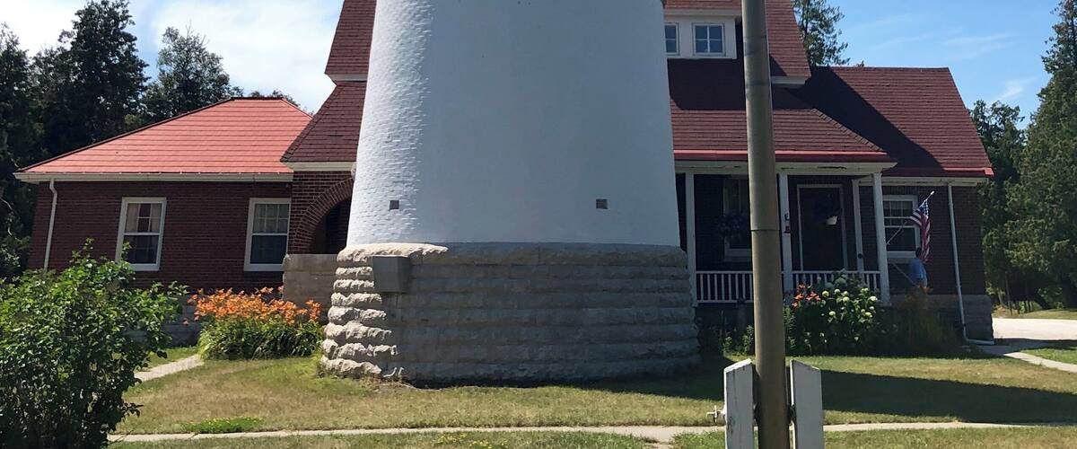 Construction was completed on this lighthouse in 1895 and it was in use until 1972. It is now run by the state and open to the public.