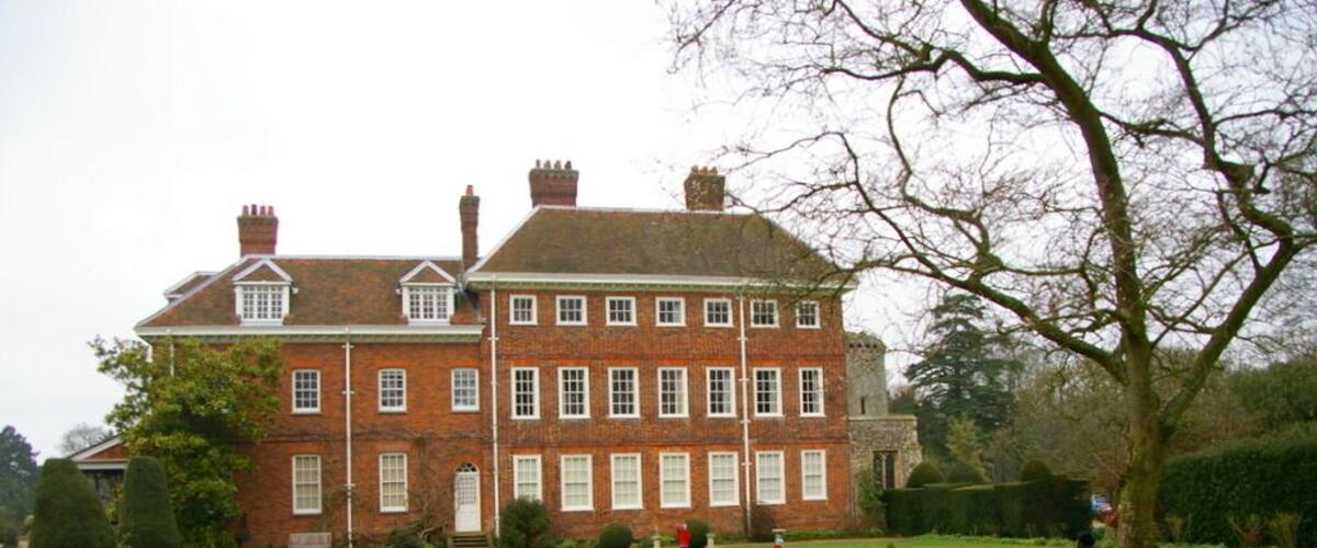 Benington Lordship, Benington, Hertfordshire. As seen from the garden.