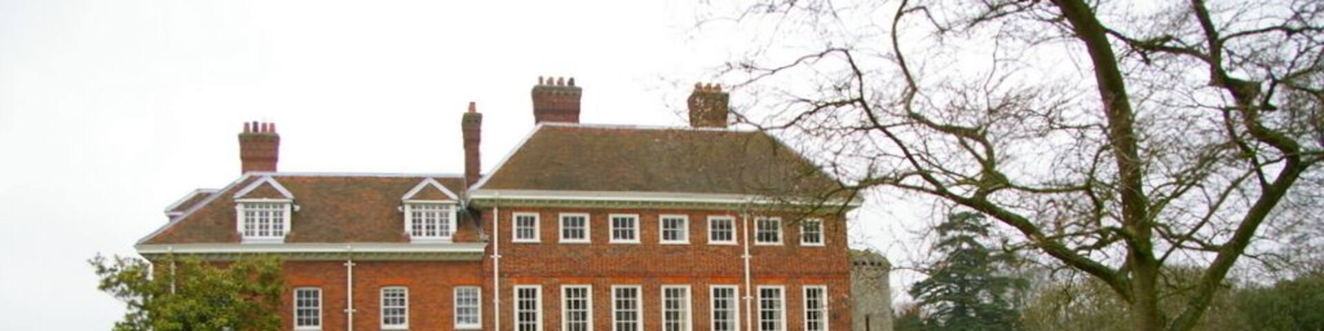 Benington Lordship, Benington, Hertfordshire. As seen from the garden.