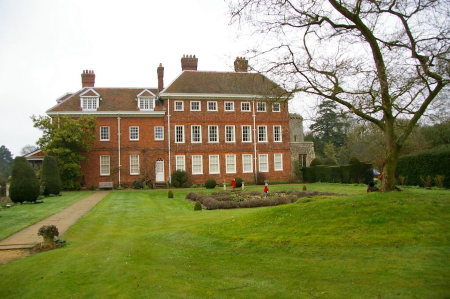 Benington Lordship, Benington, Hertfordshire. As seen from the garden.