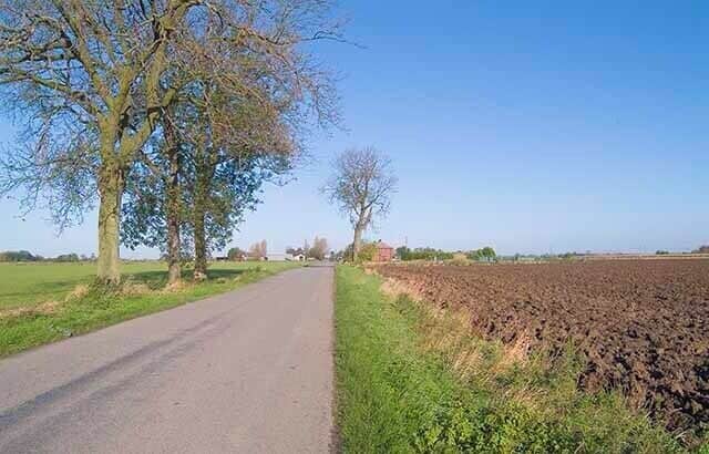 Crane's Gate, Whaplode St Catherine, Lincolnshire. Looking north