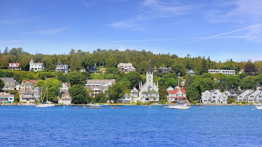 Mackinac Island, Michigan, USA, July 21, 2019: All of Mackinac Island was listed as a National Historic Landmark in October 1960.