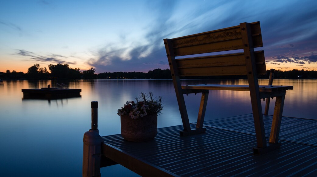 Sunset On A Michigan Lake