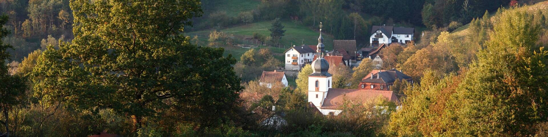Zeitlofs, Rhoen, Franconia, Bavaria, Germany, Europe