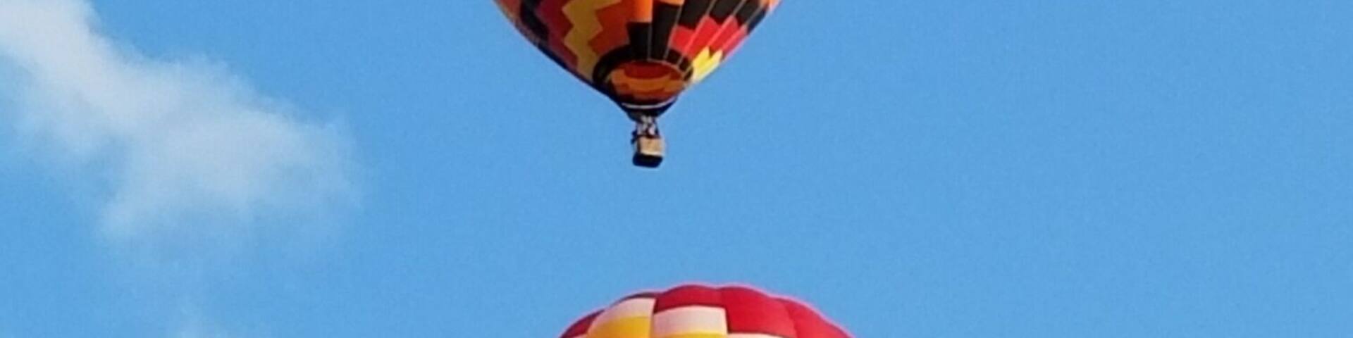 Metamora Hot Air Balloon festival is fantastic to watch!