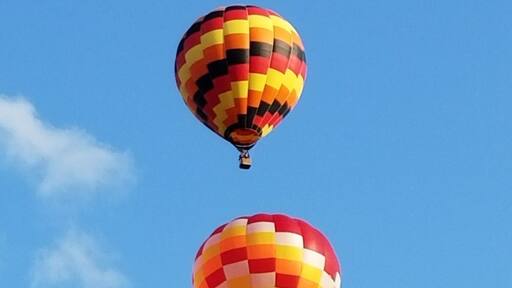 Metamora Hot Air Balloon festival is fantastic to watch!