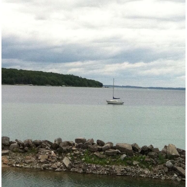 Taken from porch of Knot Just a Bar. 