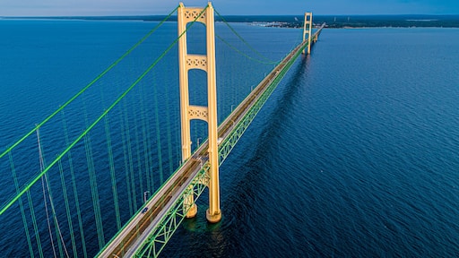 Mackinac Bridge Golden Hour 22