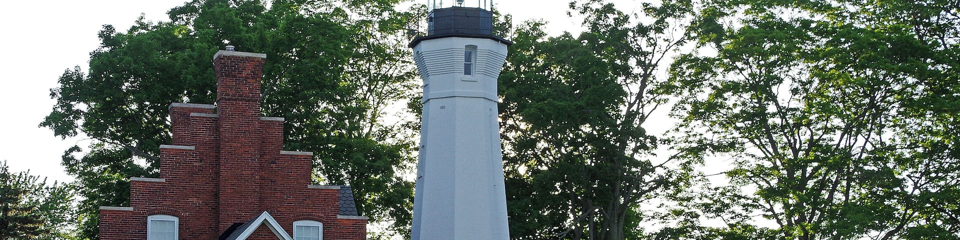 One of the many lighthousesthat lined the shores of the Great Lakes to keep shipping safe. #OnTheRoad