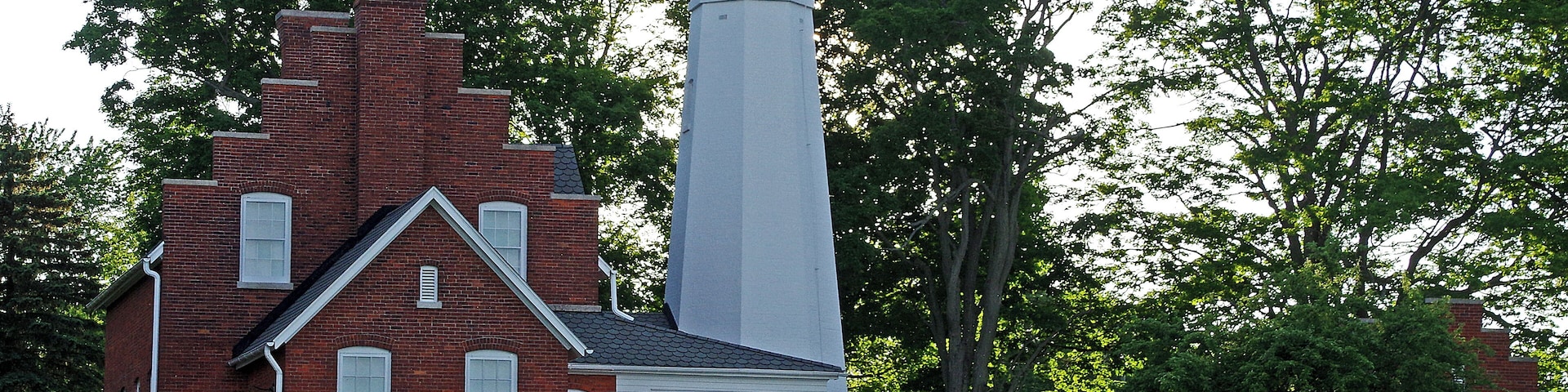 One of the many lighthousesthat lined the shores of the Great Lakes to keep shipping safe. #OnTheRoad
