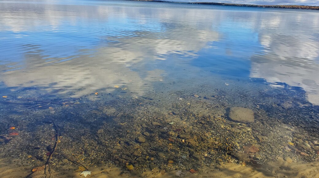 A beautiful,crystal clear lake in Northern Michigan.
