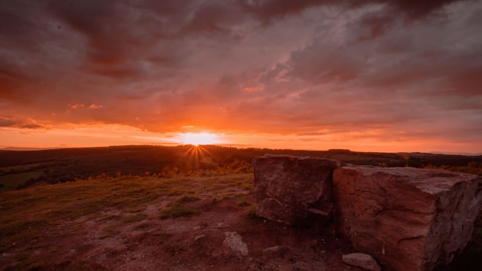 A short hike to the top of Gray Hill will lead you to lovely views across the area, as far as Newport to the west and the two Severn bridges to the east. This sunset was the result of a lot of waiting around while narrowly avoiding some heavy rain!