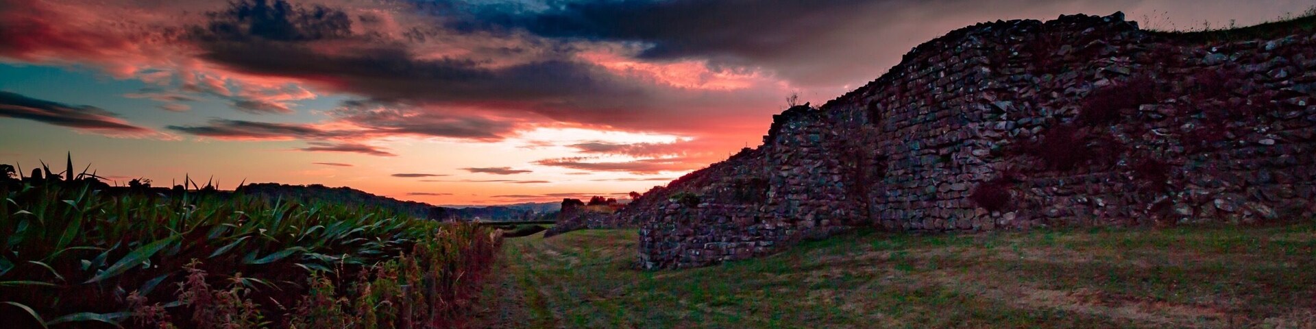 The sun has set over this wall for many centuries. I like to think this one is one of the prettiest