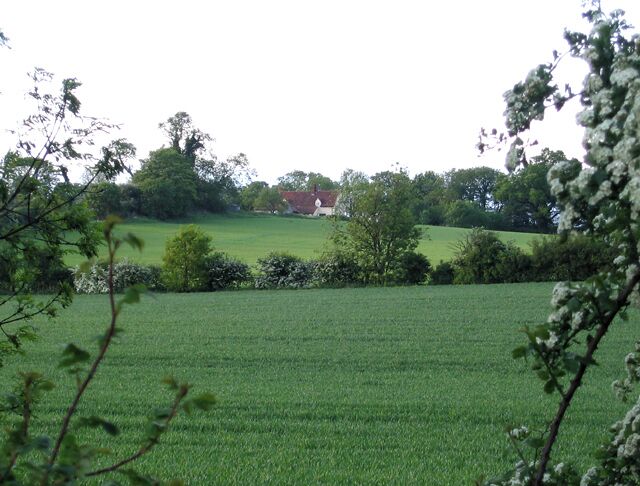Farmland, Haynes, Beds.  view N from the John Bunyan Way towards Northwood End Road.