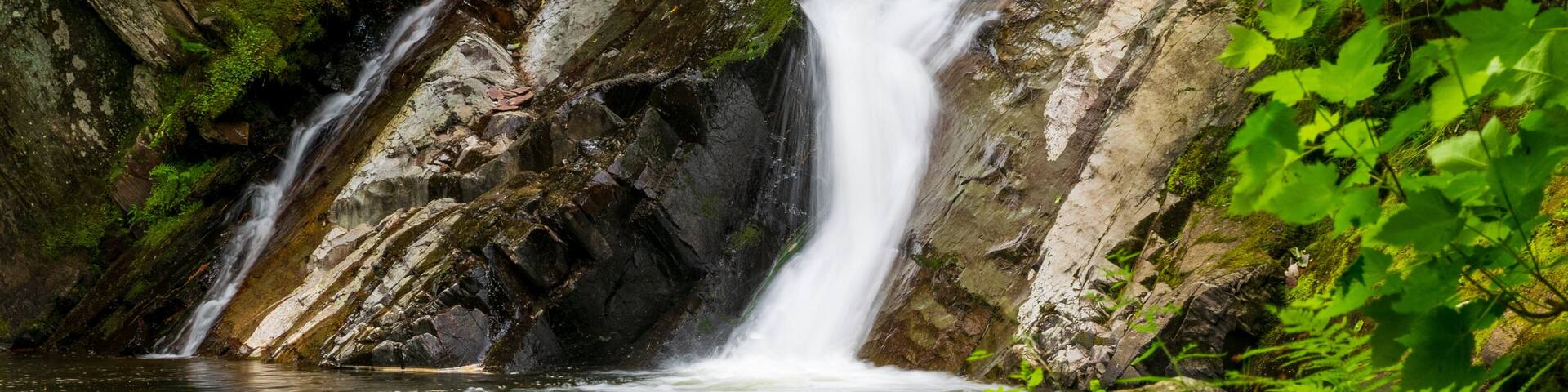 Slate River Falls. It was a great hike along and in the river to reach these falls.