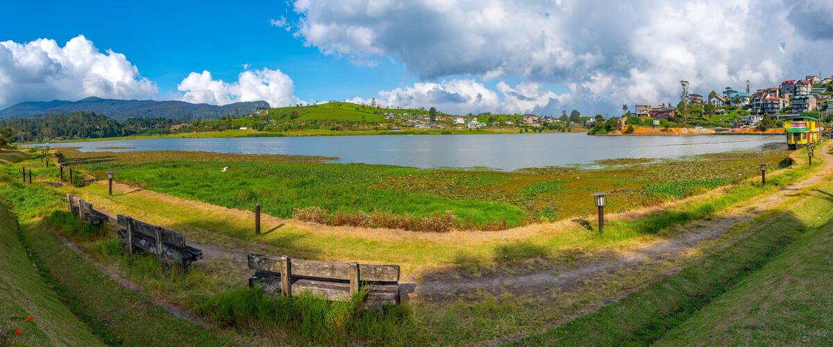 Lake Gregory at Nuwara Eliya, Sri Lanka