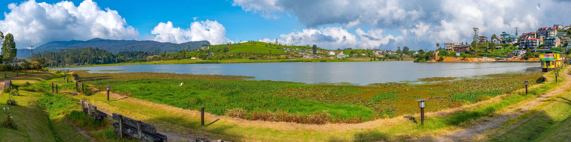 Lake Gregory at Nuwara Eliya, Sri Lanka