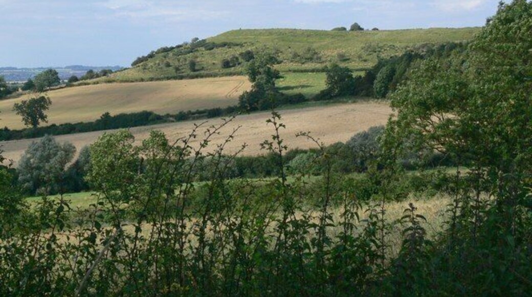 Atlas of Hillforts 1000 A view of Burrough Hill At 690 feet above sea level, the hill is crowned by an Iron Age hill fort.