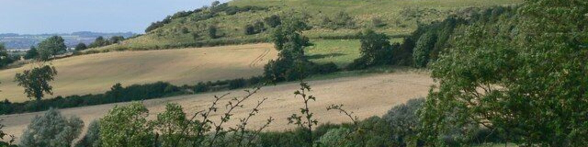 Atlas of Hillforts 1000 A view of Burrough Hill At 690 feet above sea level, the hill is crowned by an Iron Age hill fort.