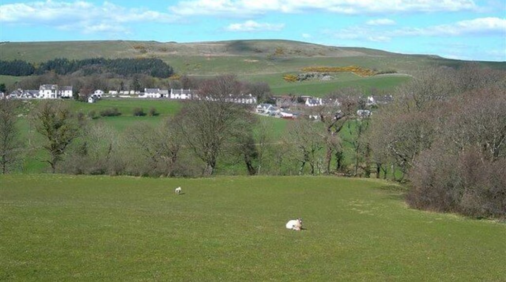 Colmonell Village Viewed on a fine April afternoon.