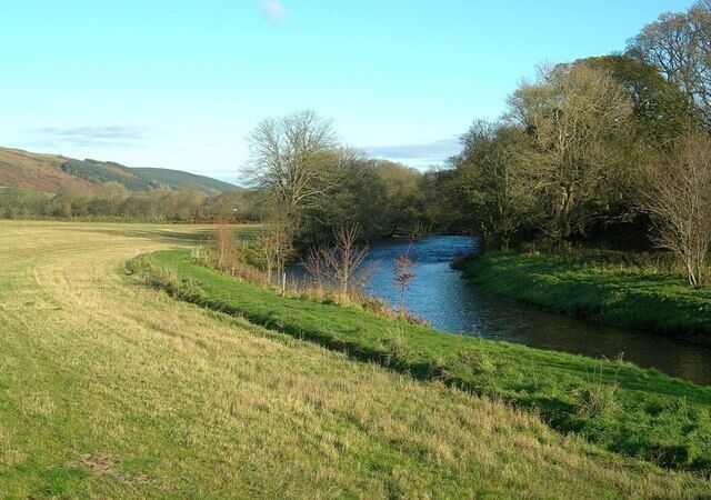 On Clachanton Walk Looking up the River Stinchar from the start of the Clachanton Walk. Viewed on a fine November day.
