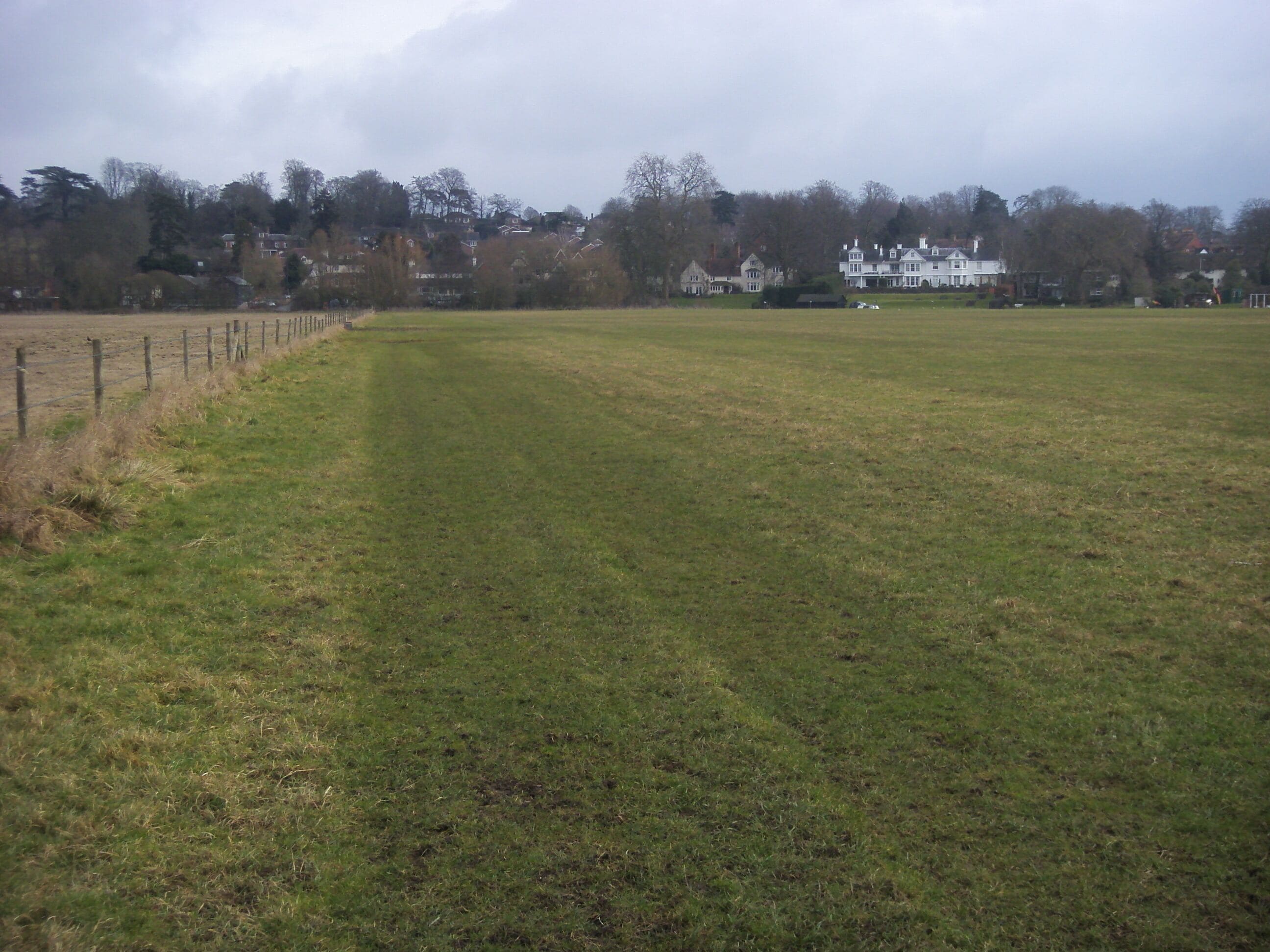 Path to the River Path to the River Thames with Wargrave on the far bank