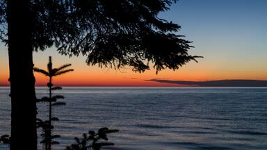 Sunset Over Lake Superior From Misery Bay