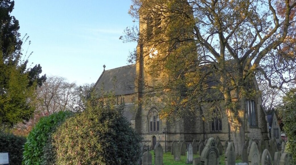 St George's parish church, Poynton, Cheshire, seen from the southeast