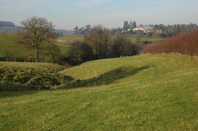 Whitbourne Hall viewed from the south Whitbourne Hall viewed from the footpath to Bringsty Common.