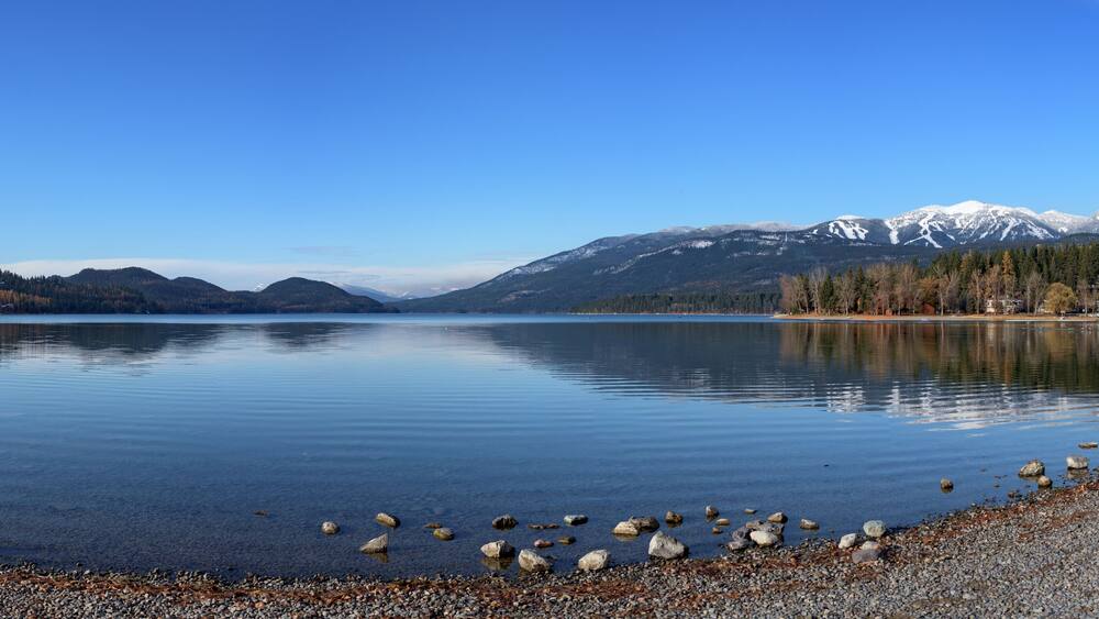 Whitefish Lake, Montana Panorama