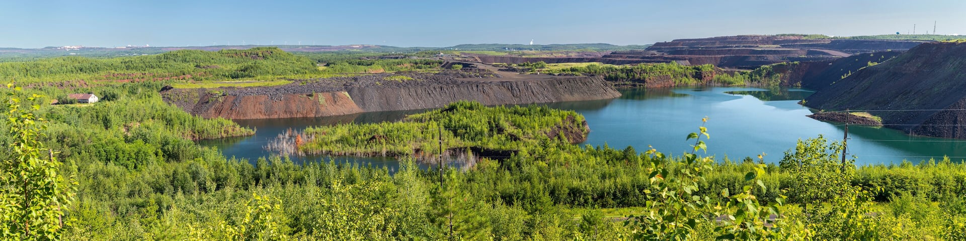 Iron Ore Mine Scenic Landscape View