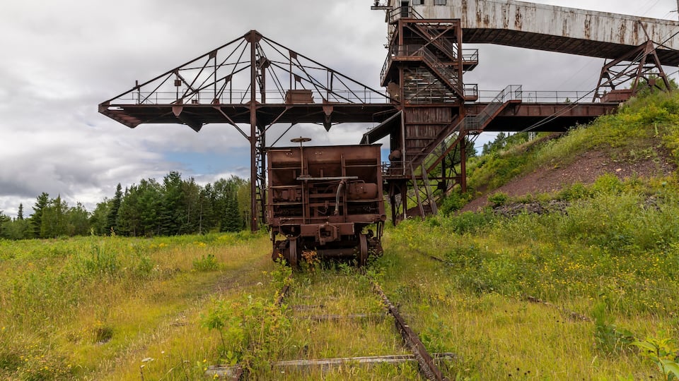 Old Retired Iron Ore Mine