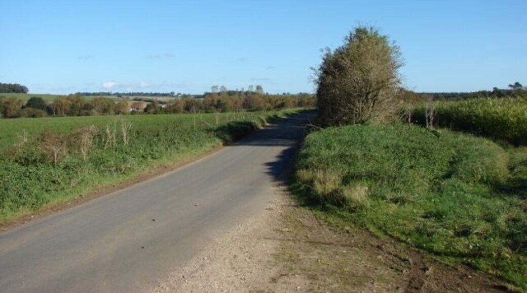 Countryside near West Acre View north-east.