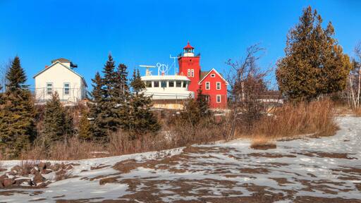 Two Harbors is a community on the North Shore of Lake Superior in Minnesota