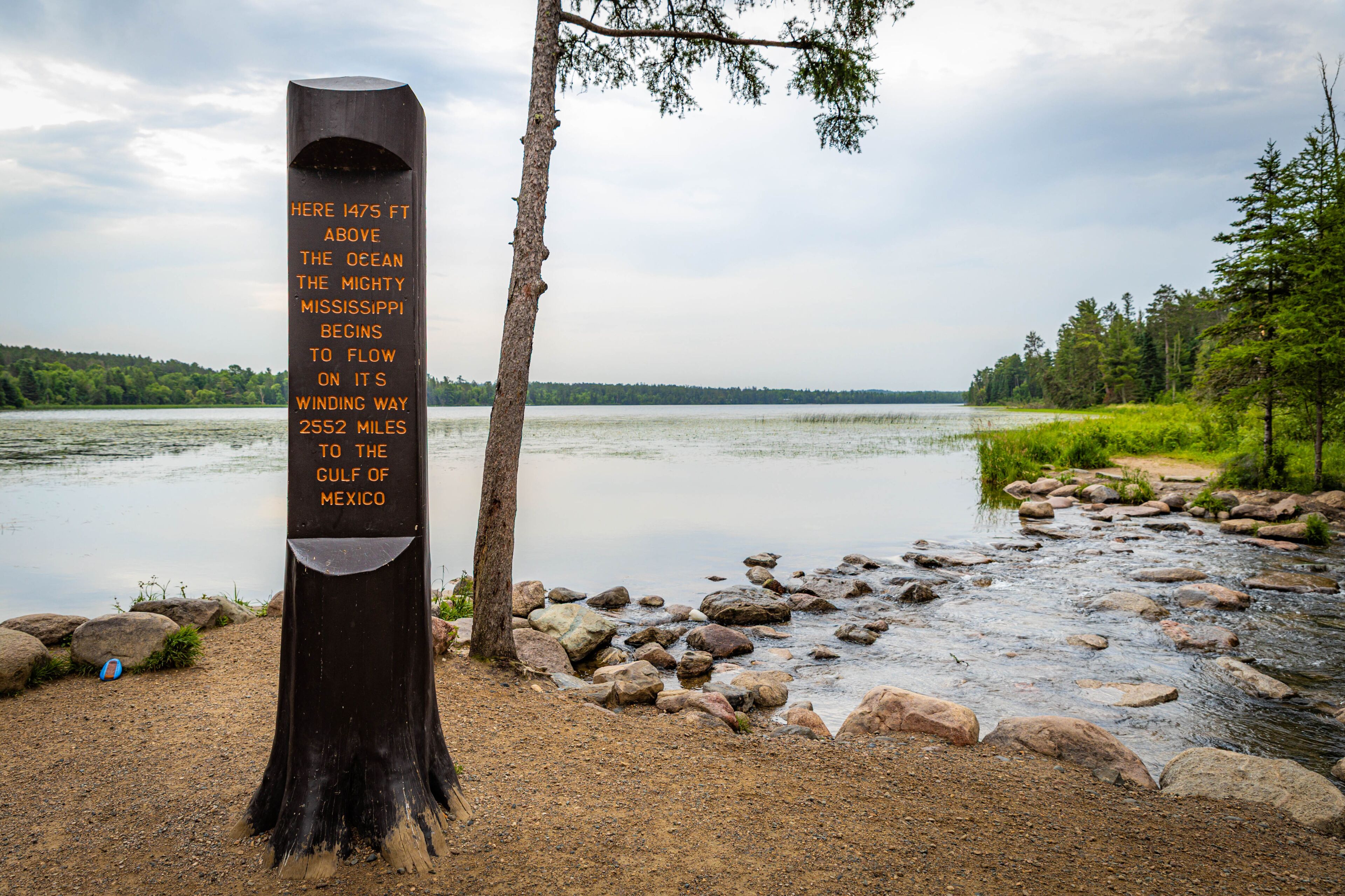 Mississippi Headwaters Trail Sign